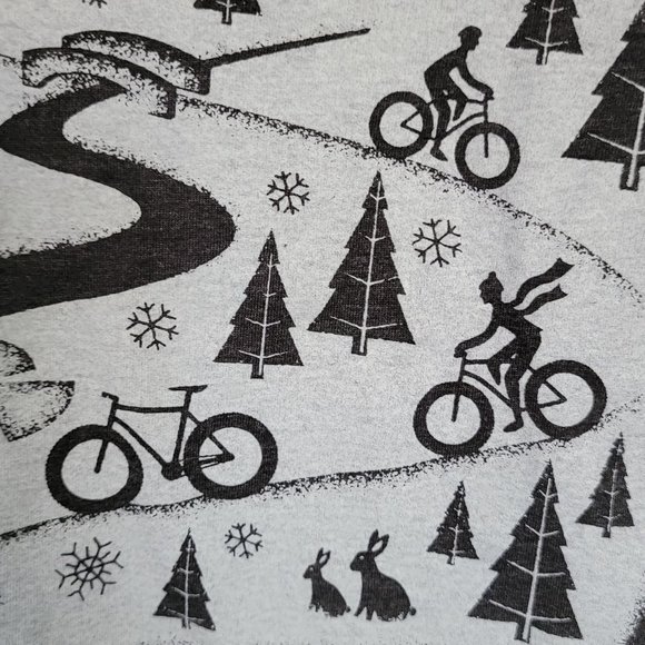Twin Six Winter Fat Bike Graphic Tee Size Large - Picture 11 of 12